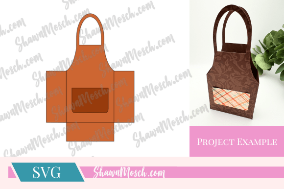 Apron Gift Bag 3D SVG for Client Design Projects