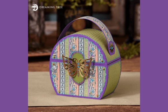 Chic 3D SVG for Life Events: Butterfly Evening Bag Design