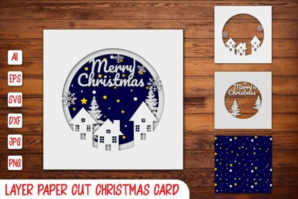 Christmas Village 3D SVG: A Cozy Winter Design for Holiday Marketing