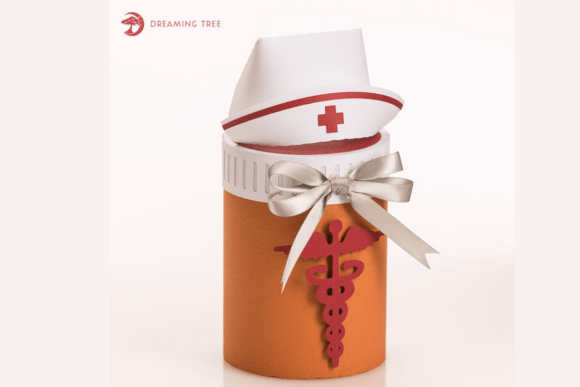 Nurse Gift Box SVG: A Heartfelt 3D SVG for Healthcare-Themed Branding