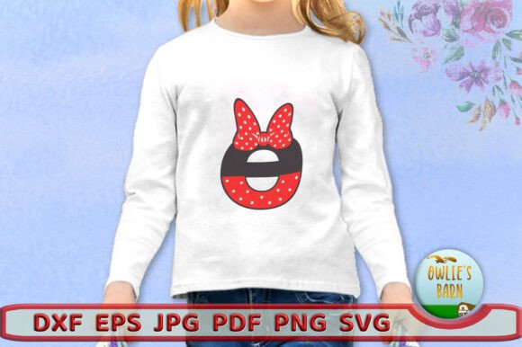 Polka-dot Monogram Theta 3D SVG for Birthday Crafts & Digital Design