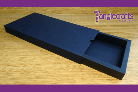 Slim, Double-Walled Tray Box with Sleeve 3D SVG for Branding & Marketing