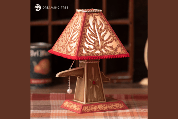 Water Pump Lamp SVG: A Rustic 3D SVG for Centerpiece Branding