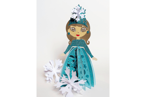 WINTER PRINCESS Christmas Doll SVG Review